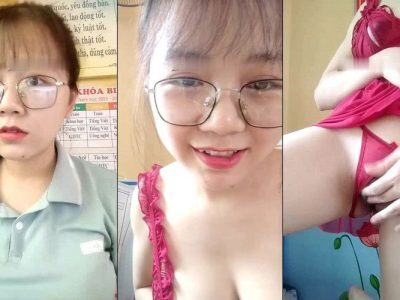 Cô giáo tà dâm đang dạy học thì nứng lên thay đồ trên lớp